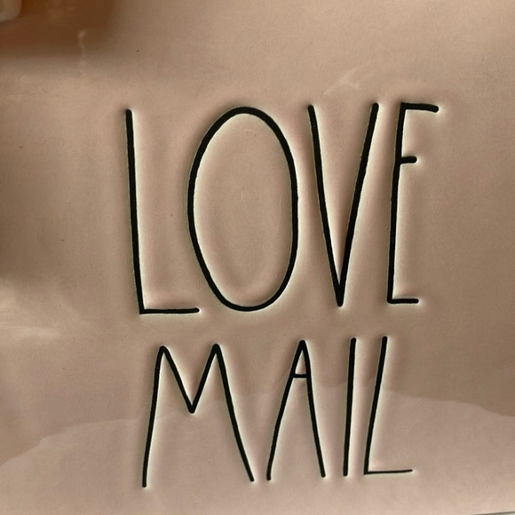 Rae Dunn: Pink Ceramic Mailbox Decor - Picture 4 of 13